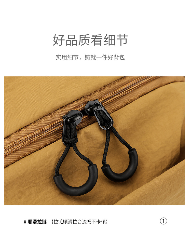 小型双肩包男小号潮牌迷你轻便学生书包运动短途出差旅行小背包女详情9