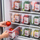 塑料冰箱收纳盒批发冷冻盒食品级透明保鲜盒家用鸡蛋收纳盒抽屉式图