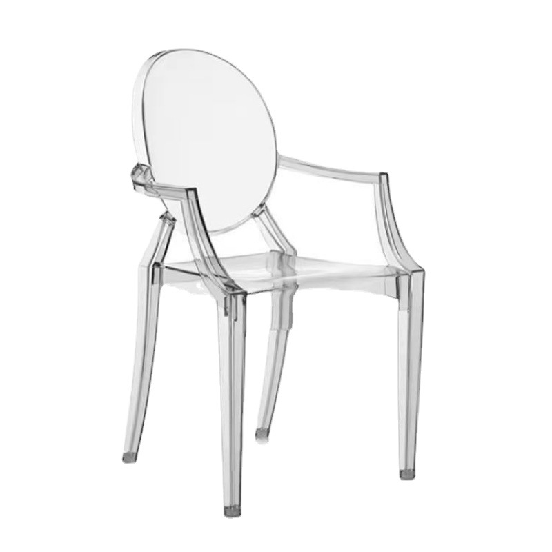 透明椅子亚克力水晶椅塑料魔鬼幽灵椅餐椅网红化妆椅梳妆凳子代发详情图5
