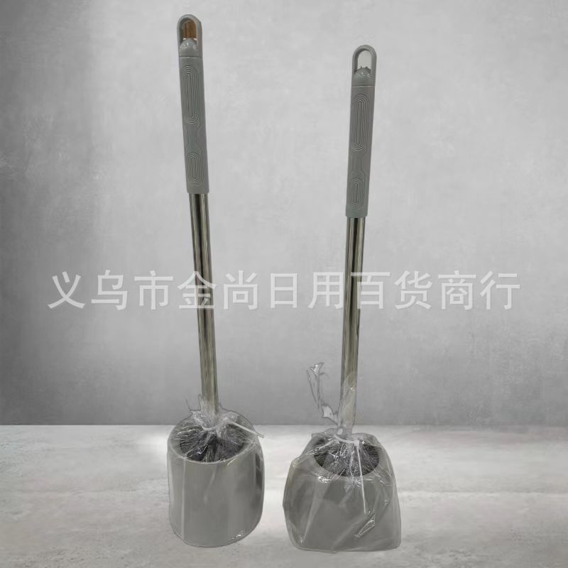 Bathroom wall-mounted toilet brush, no dead corners, long-handled set, no need for drilling, household toilet brush, toilet cleaning brush Application Scenario