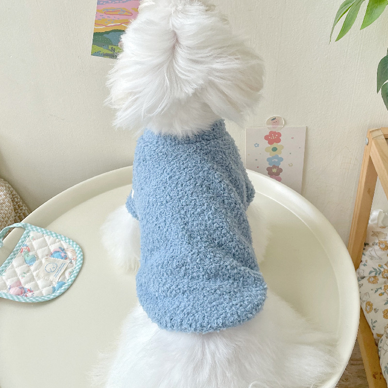 New double-sided cloud velvet thickened pet dog and cat clothing from Amazon Autumn and winter Item Picture