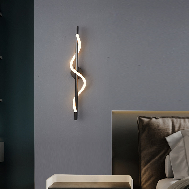 Light luxury, postmodern, simple and elegant TV background wall lamp, living room wall lamp, corridor lamp, bedroom bedside wall lamp Application Scenario