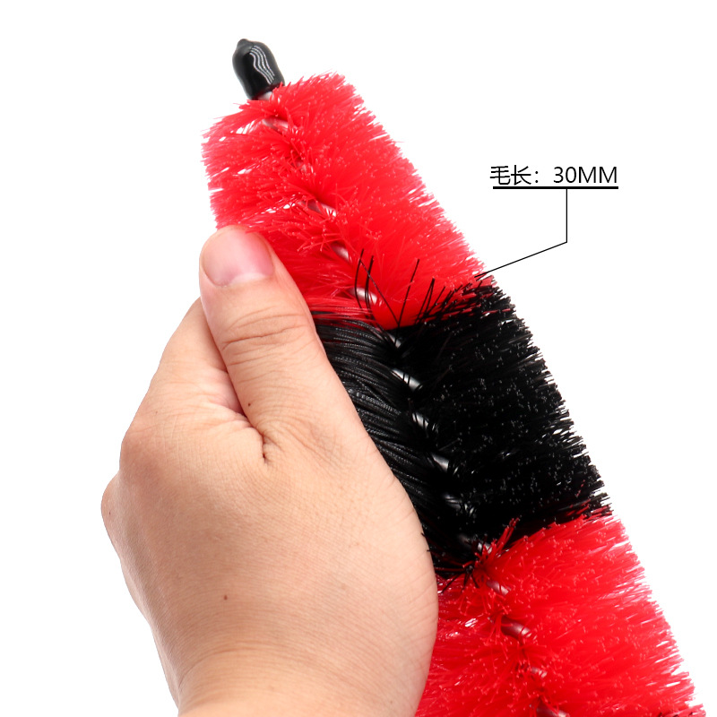 Car wash, tire cleaning brush, car wheel hub brush, wheel hub brush, car washing brush, car cleaning supplies, tire brush Specification image