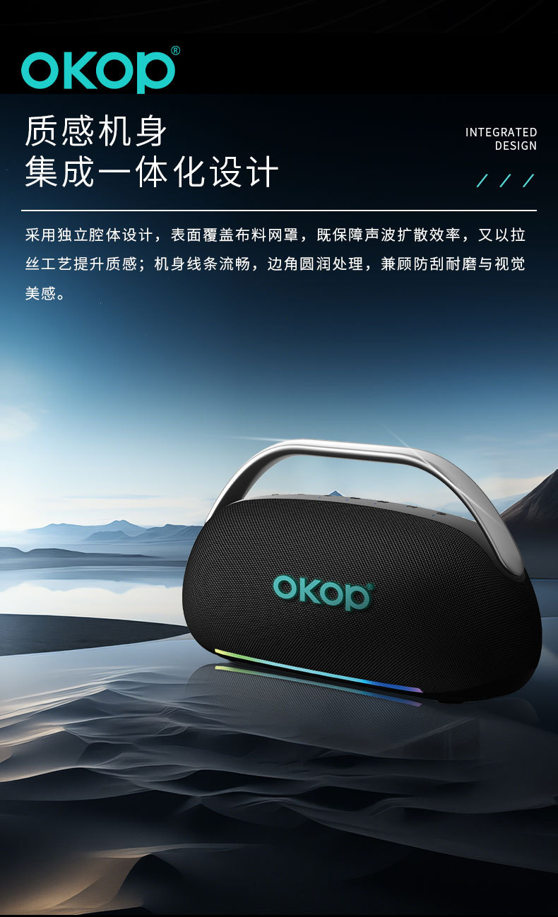 8002 Bluetooth speaker, cross-border outdoor square dance, long-lasting subwoofer, mobile home karaoke microphone, audio system pic 5