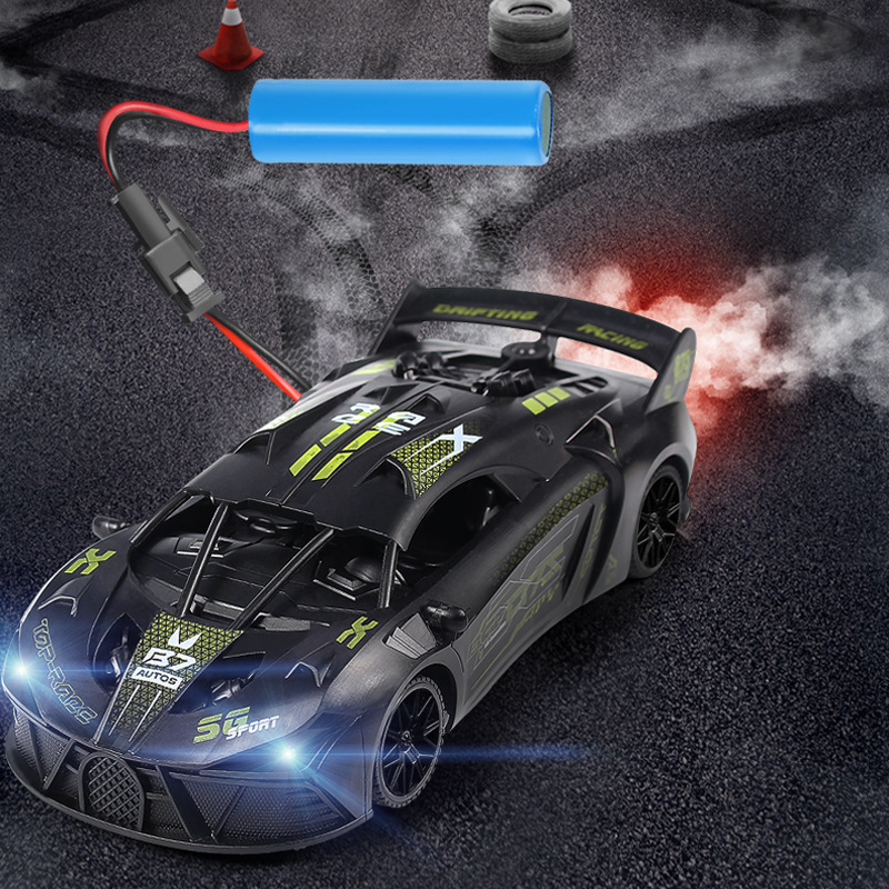 Children's remote control car toys for 6-12 years old, light spray remote control cars for boys, professional racing car toys wholesale Specification image