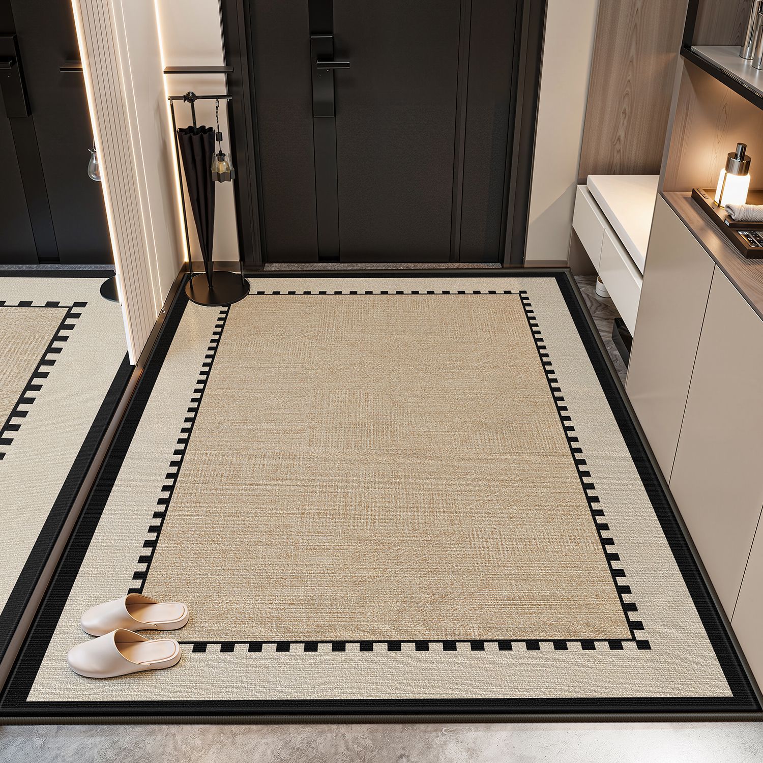 Floor MATS for the entrance door, carpet for the door, anti-slip door MATS for the living room, high-end entrance foyer, and easy-to-maintain floor MATS