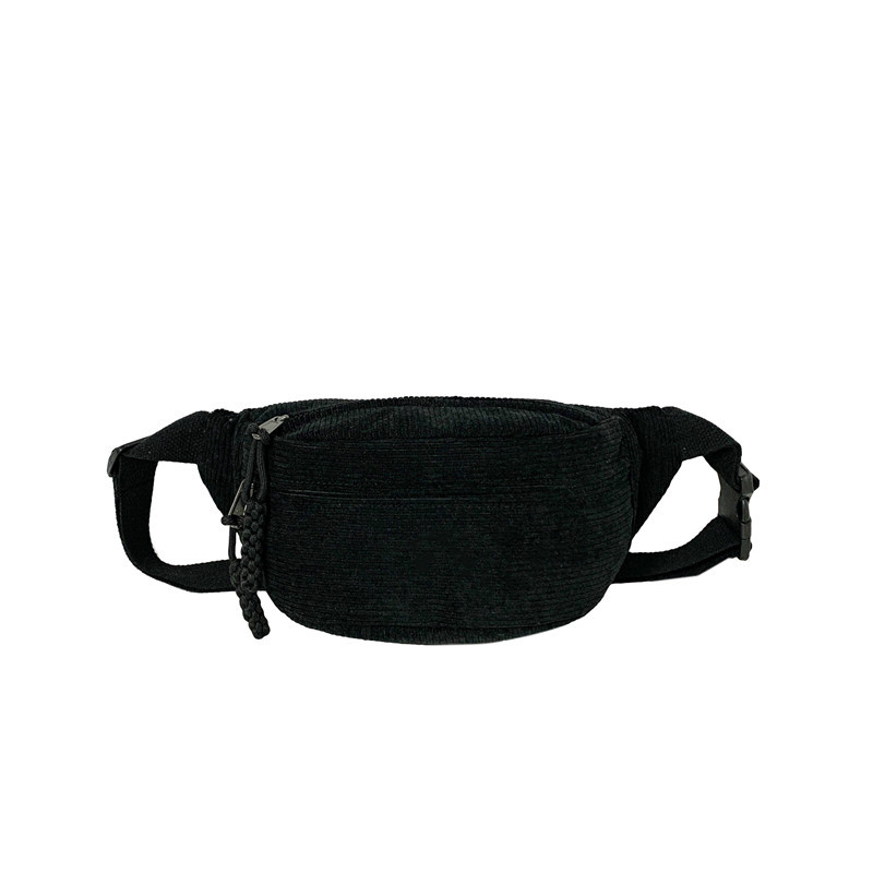 New Trend Simple Chest Bag Sports Casual Style Shoulder Bag Simple Fashion Solid Color Rui Ying Large Capacity Diagonal Bag Item Picture