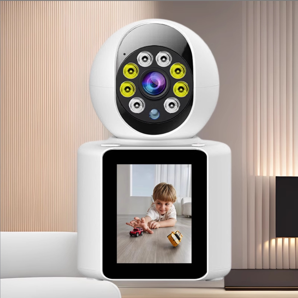 One-click video call, 360-degree panoramic intelligent monitoring, wireless wifi, mobile phone remote with screen, home camera Application Scenario