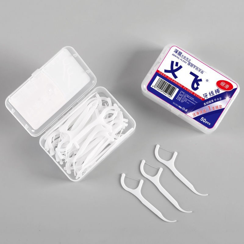 牙线批发/一次性牙线棒产品图