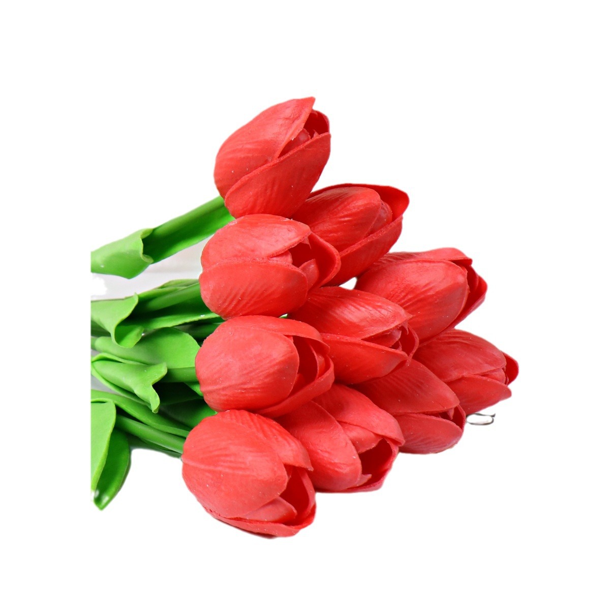 Feel Moisturizing Pu Tulip Simulation Flower Photo Fake Flower Home Decoration European Decoration Source Factory Direct Supply Item Picture
