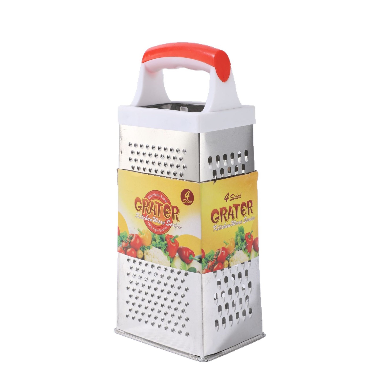 Wholesale four-sided three-dimensional stainless steel vegetable slicers, fruit and vegetable peels, and household multi-functional kitchen utensils with handles Item Picture