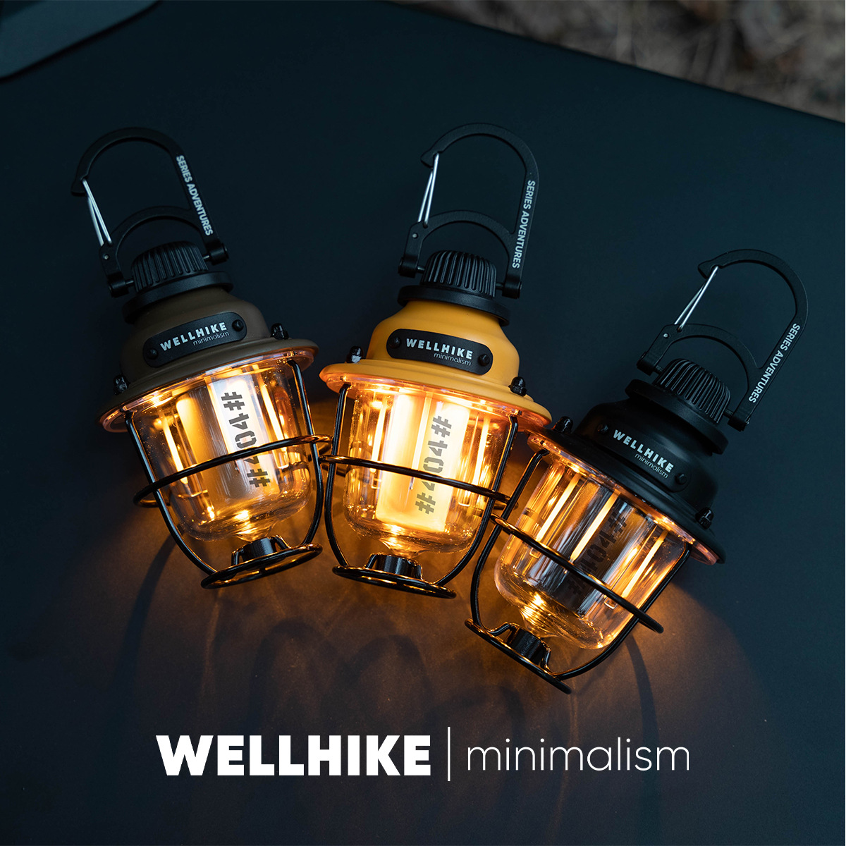 Outdoor lighting camping lamps, long-lasting lock-button pinecone lamps, LED multi-functional ambient lights, tent canopy flashlights details Picture