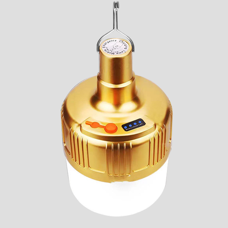 LED rechargeable bulbs, outdoor waterproof night market lights, street lighting, household power outage emergency lights, portable and dimmable Item Picture
