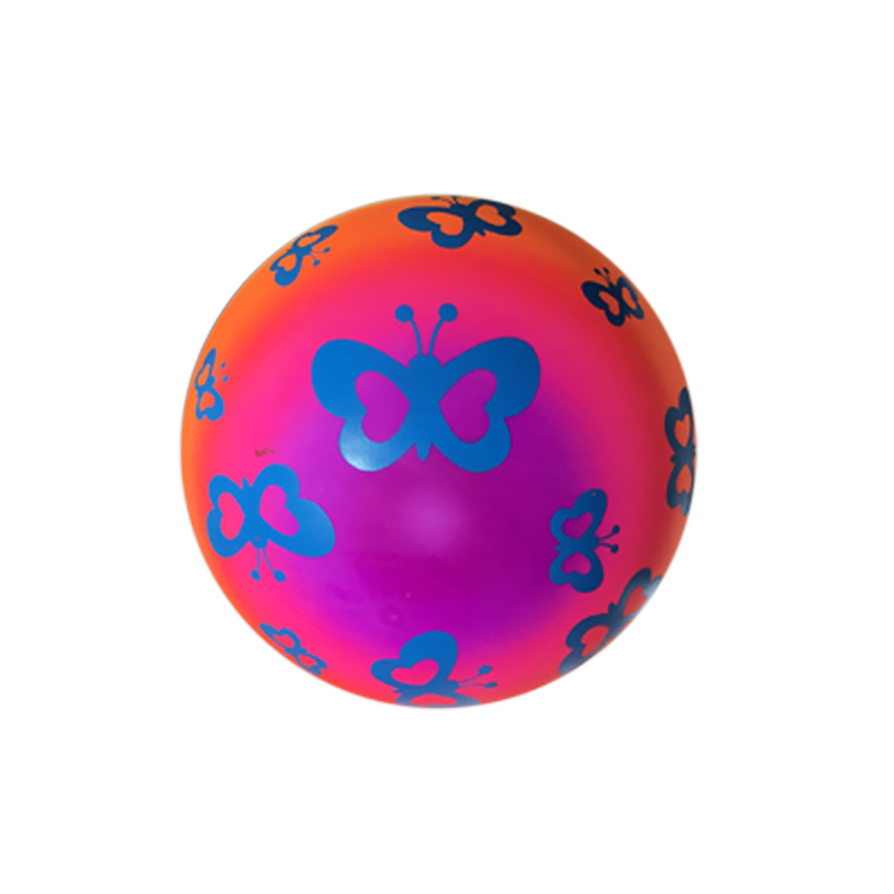 9寸PVC彩虹球儿童玩具皮球充气弹力球多款图案夜市热卖爆款拍拍球详情图5