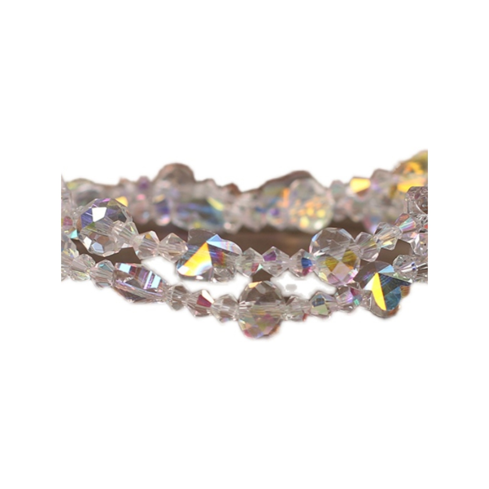 Children's crystal bracelet, girls' light luxury niche butterfly beade-shaped bracelet, student best friend bracelet, girls' birthday gift Item Picture