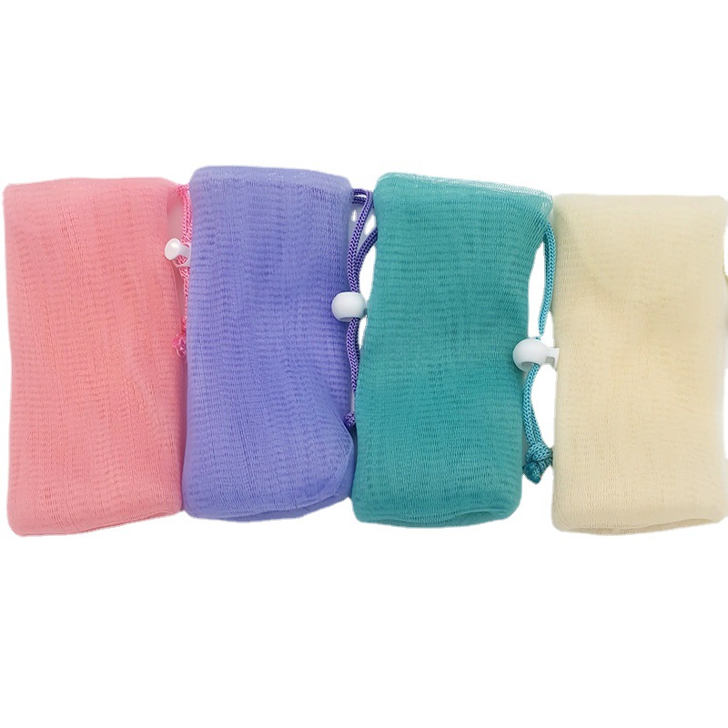 [LOVELY HOME] [hold jia] fabricante nueva bolsa de jabón multicapa malla de burbuja suave jabón malla de burbuja especial para limpiador facial bolsa de malla de burbuja al por mayor Item Picture