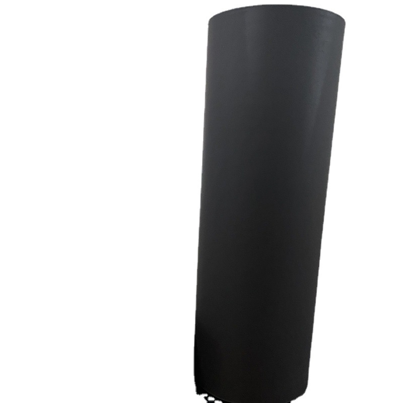 The manufacturer supplies cpe black matte film, semi-transparent edge banding strips, embossed diamond-shaped door gap strips and plastic film Item Picture