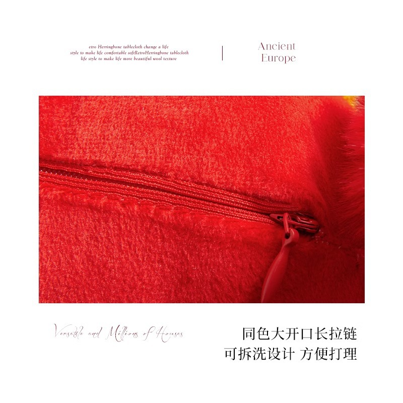 婚庆婚品喜字结婚抱枕红色新婚礼物婚房沙发压床靠枕订婚床头靠垫详情图4