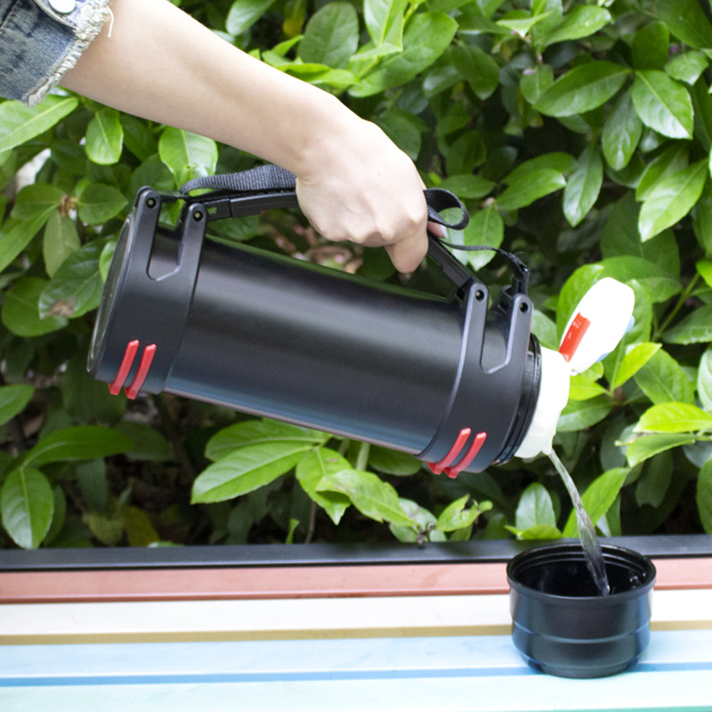 Large-capacity insulated water bottle, outdoor travel household insulated cup, portable car stainless steel insulated water bottle details Picture