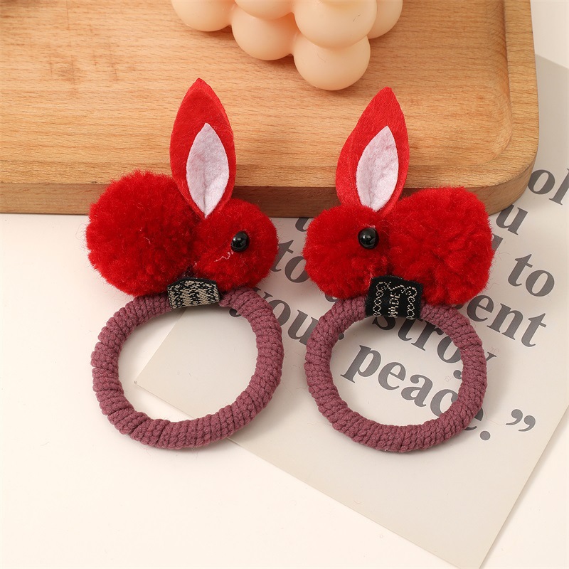 2022 New Children's Cute Rabbit Children Gift 7-Piece Gift Box Set Cute Hair Rope Hairpin Headband Set Application Scenario