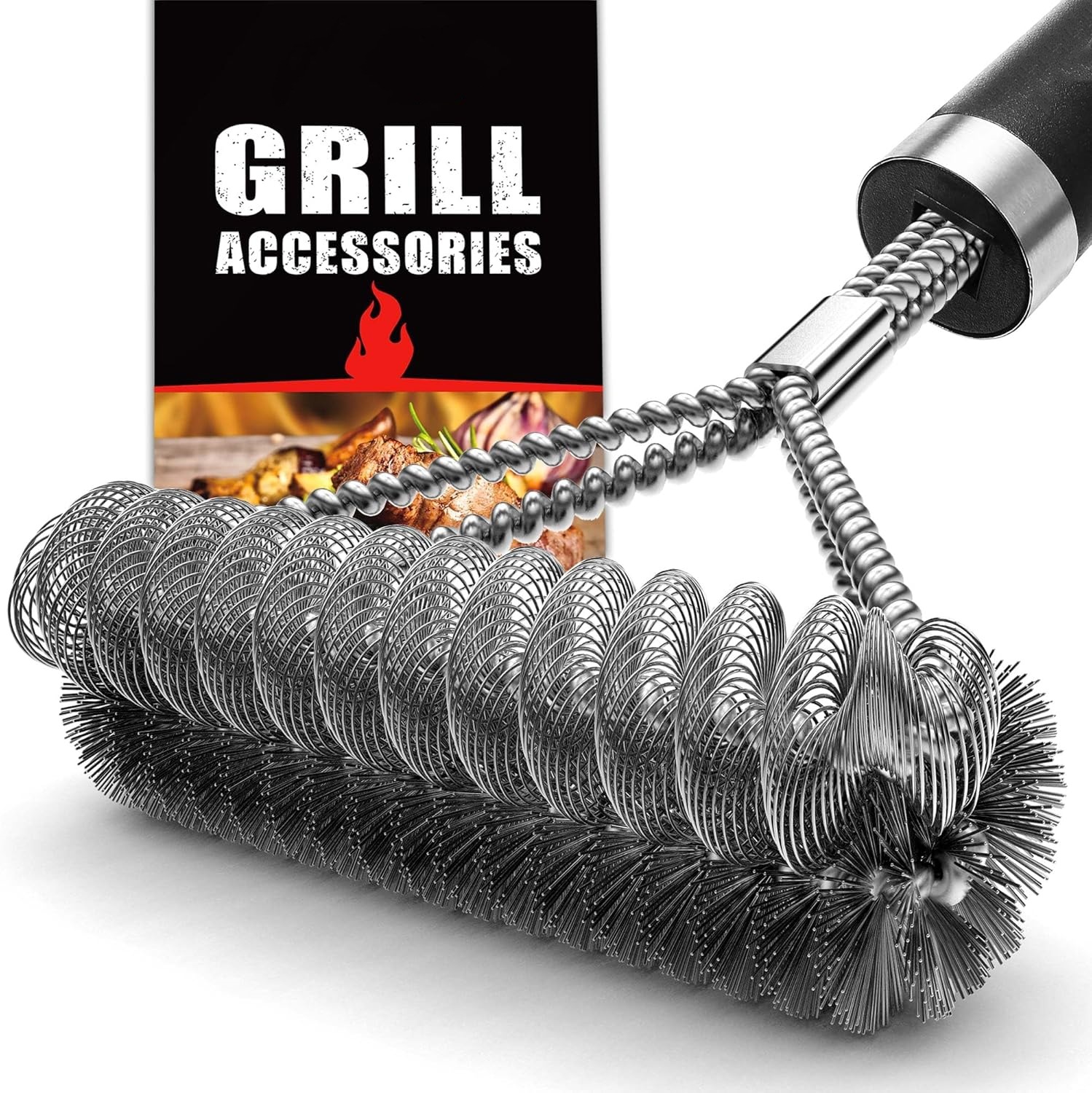 New Handle, Amazon Bestseller, Barbecue Cleaning Brush, Barbecue Brush, Bbq Tool, Direct Supply From The Manufacturer