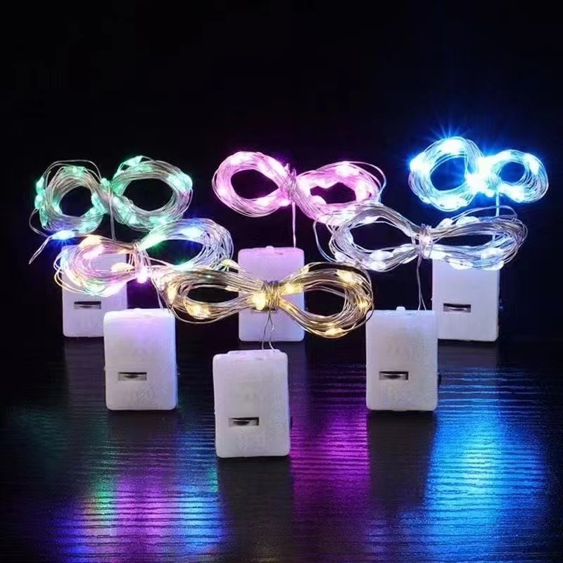 led string lights, copper wire lights, small color lights, adjustable flashing color luminous light wires, small white boxes, adjustable ambient light strips Specification image