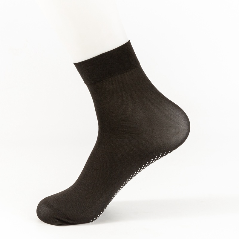 Socks stall a hair massage bottom thickened velvet socks point rubber bottom anti-slip anti-hook silk women's stockings in the tube socks manufacturers wholesale a hair Item Picture