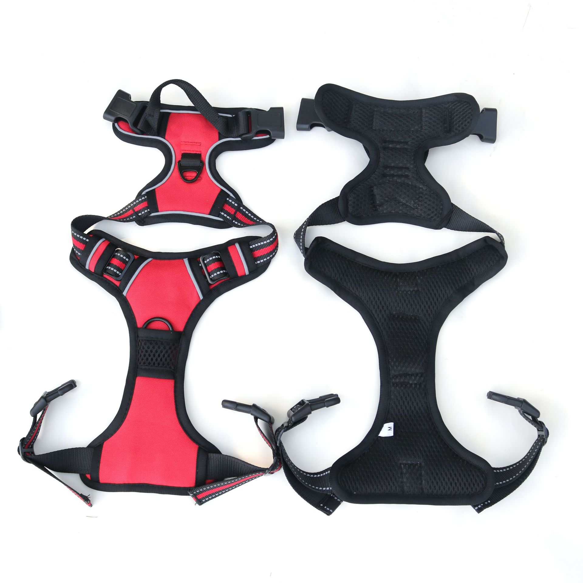 Amazon reflective pet chest strap dog leash explosion-proof chest strap dog vest type leash details Picture