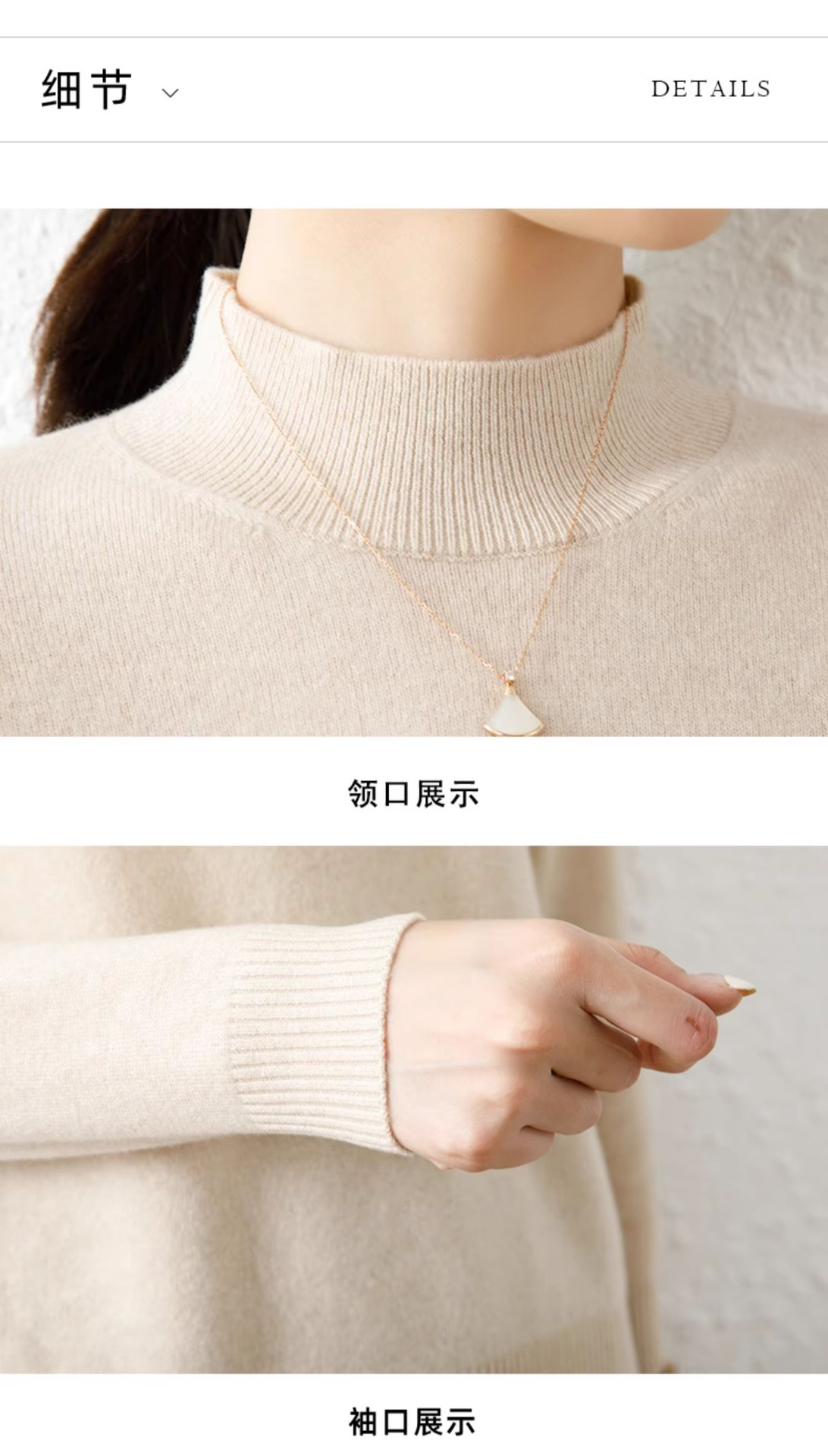 One-piece consignment delivery of 100 wool sweater for women, semi-high neck winter knitted versatile shirt, base layer T10038 pic 25
