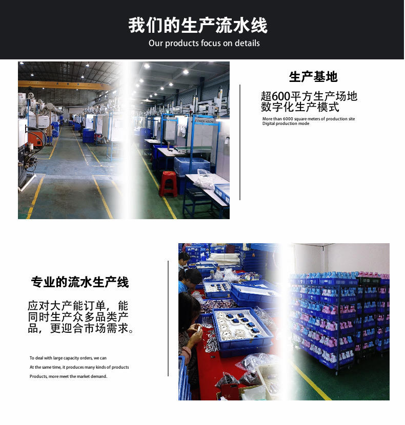 厂家直销卡通学生闹钟地摊货源批发宿舍卧室机房办公详情3