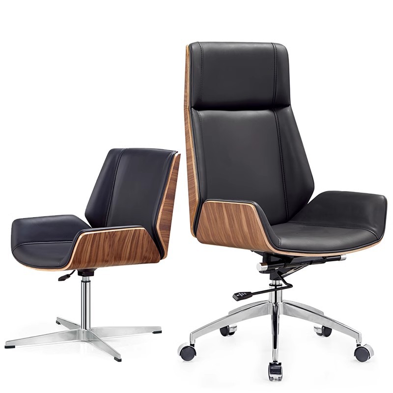 Star Factory genuine leather boss chairs, manager office chairs, internet-famous chairs, Joyful Ode lacquered computer chairs, home swivel chairs, light luxury conference chairs Application Scenario