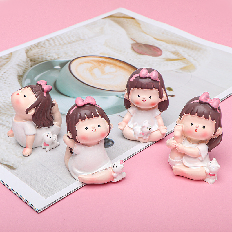 A popular yoga girl, plaster doll, silicone mold, chocolate baking mold, DIY candle drip glue decorative mold details Picture