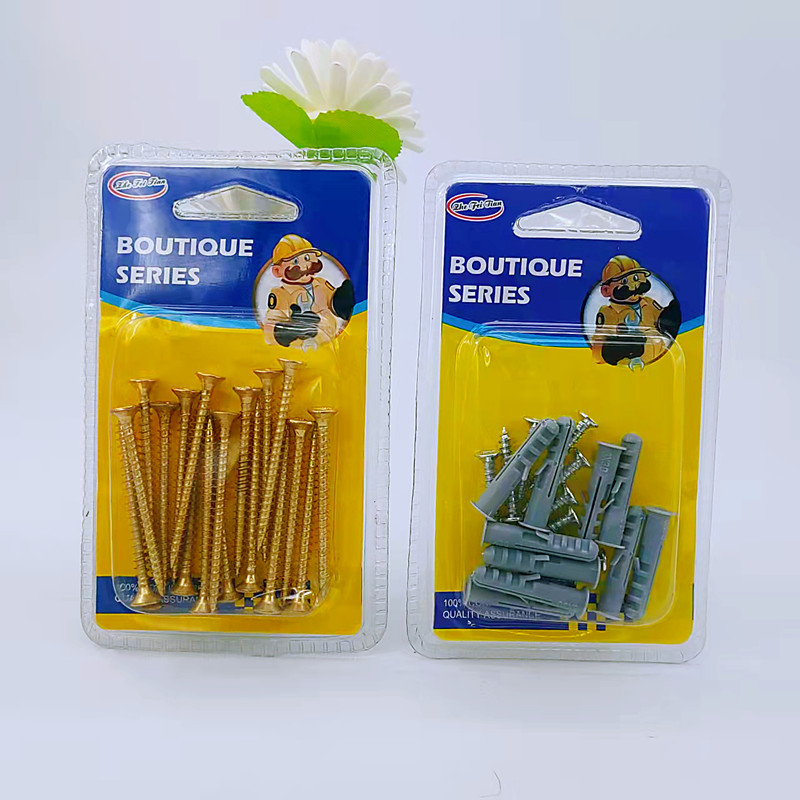 Factory direct sales of hardware screws, iron nails, expansion rubber hose sets wholesale two-yuan store supply Application Scenario