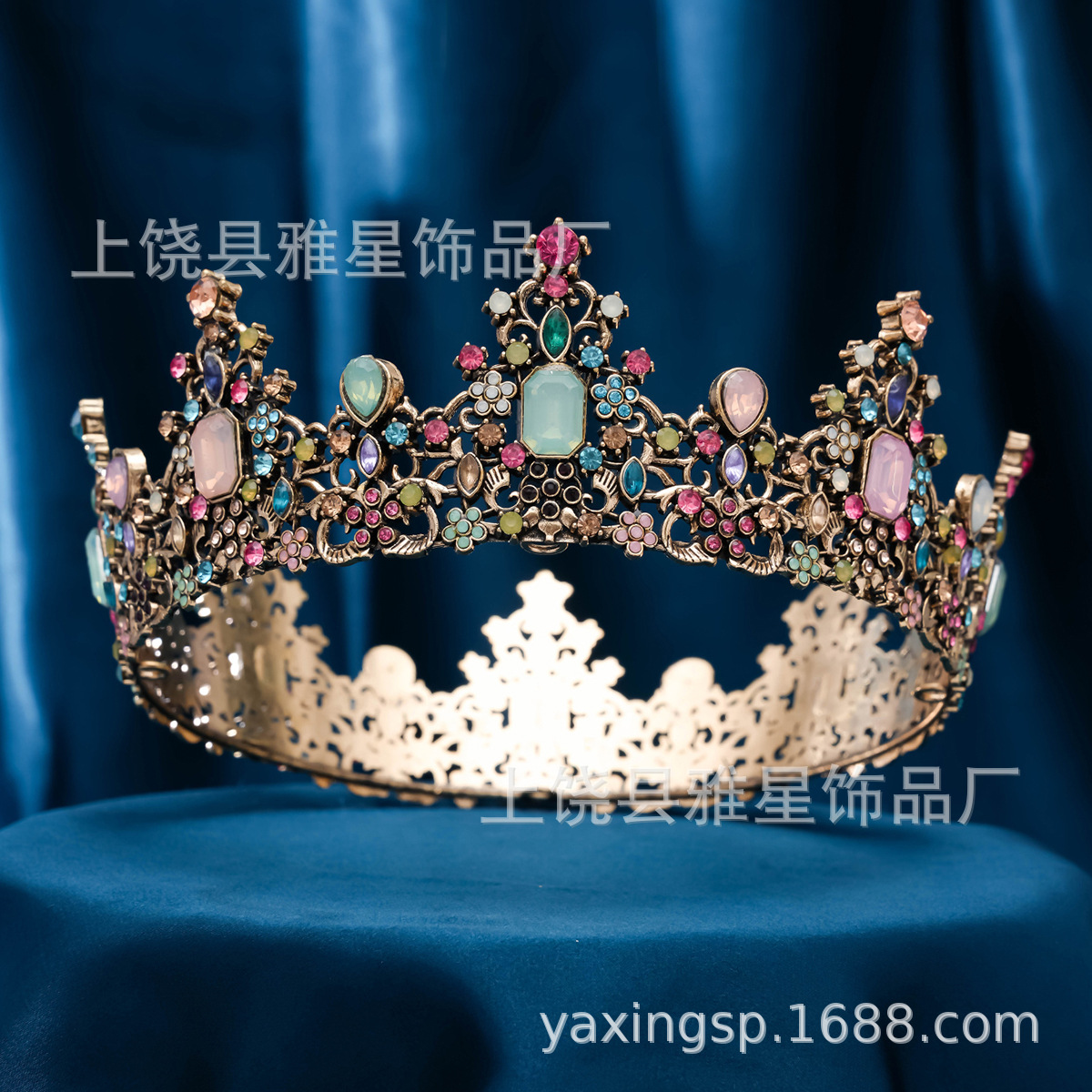 皇冠儿童/饰品/王冠/皇冠/锆石皇冠产品图
