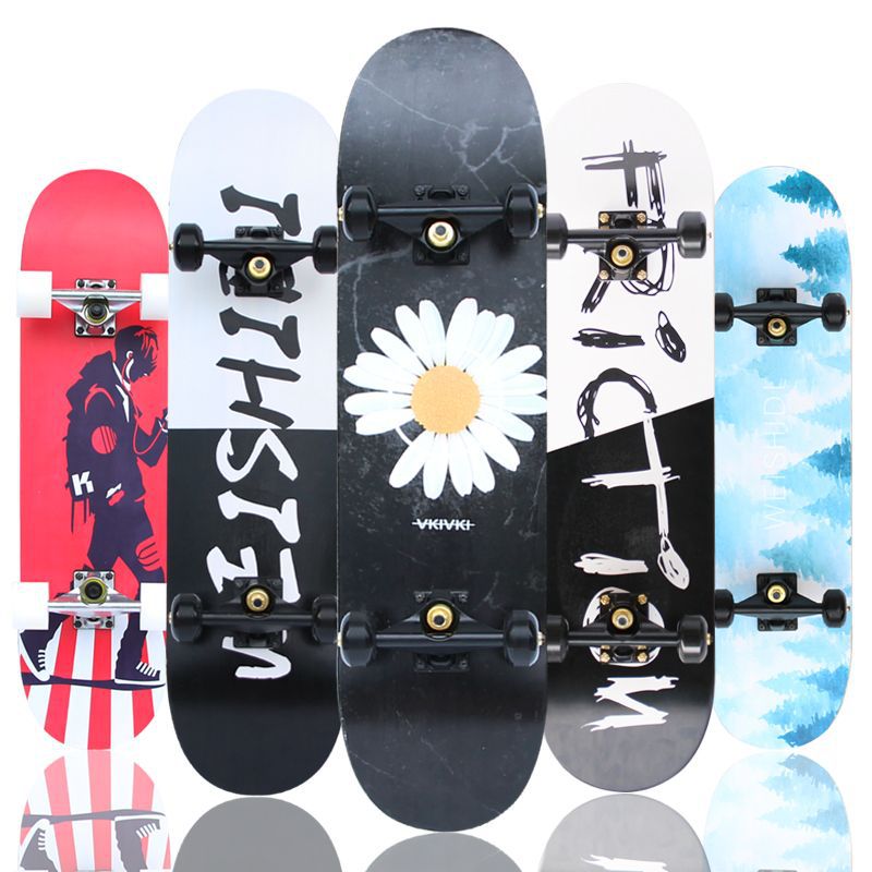 【 Free Shipping 】 Skateboarding, Double hopscotch, teenagers, Street surfing, Adults, Children, boys and girls, beginners, Professional Four Application Scenario