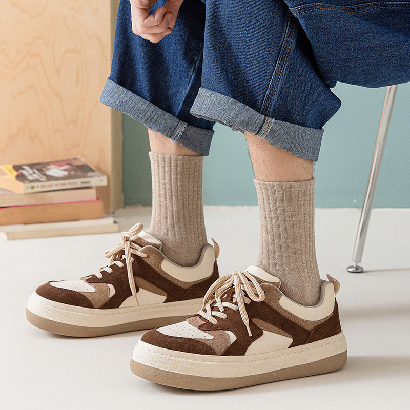 48克男士中/秋冬季加厚纯/复古抽条诸暨细节图