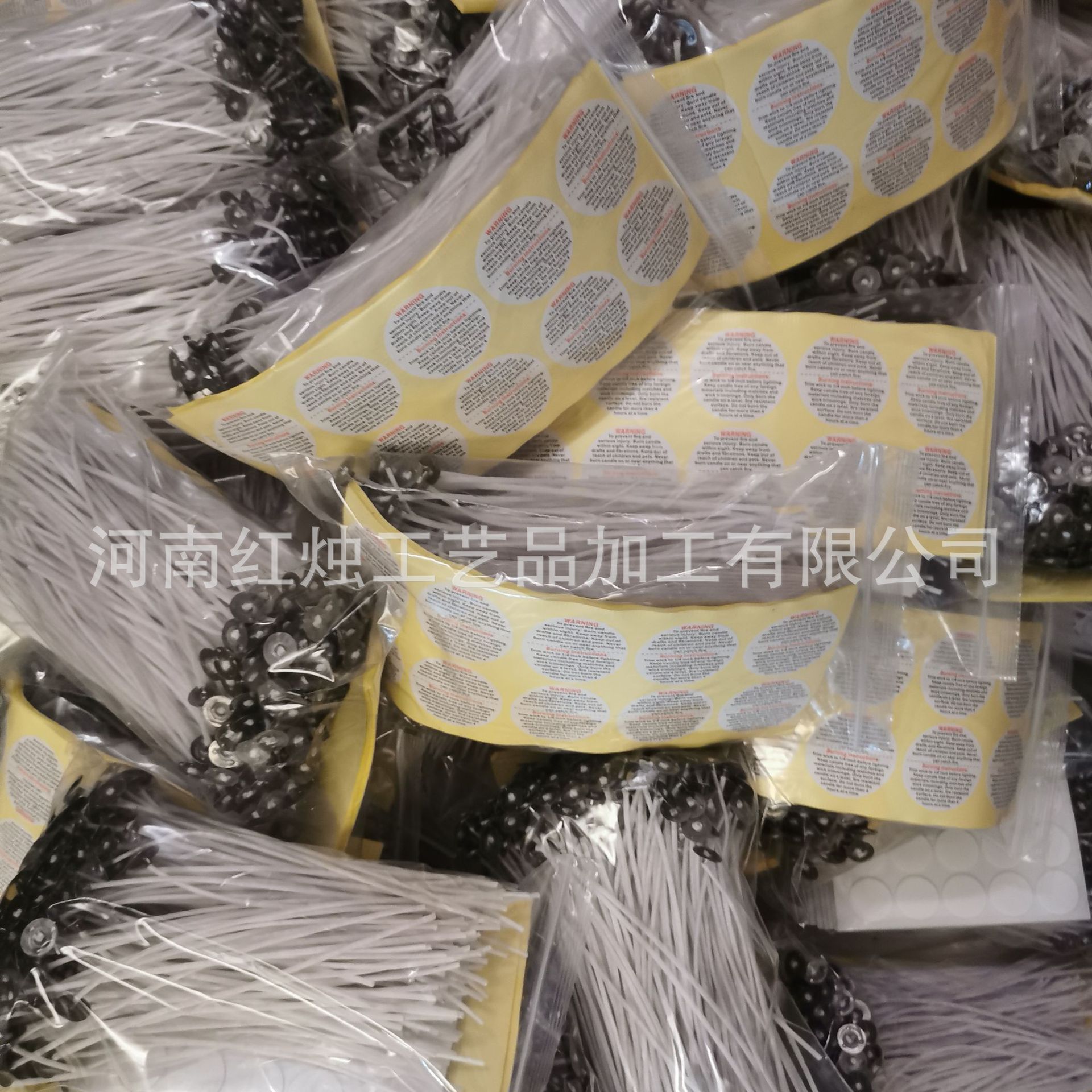 Aromatherapy wick set: 100 wick pieces, 100 fixing glue, 2 fixers, wick set Specification image