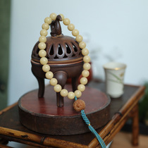 White jade bodhi root string Bodhi son disc play string around fingers soft rosary bead hand twister play hand for men and women