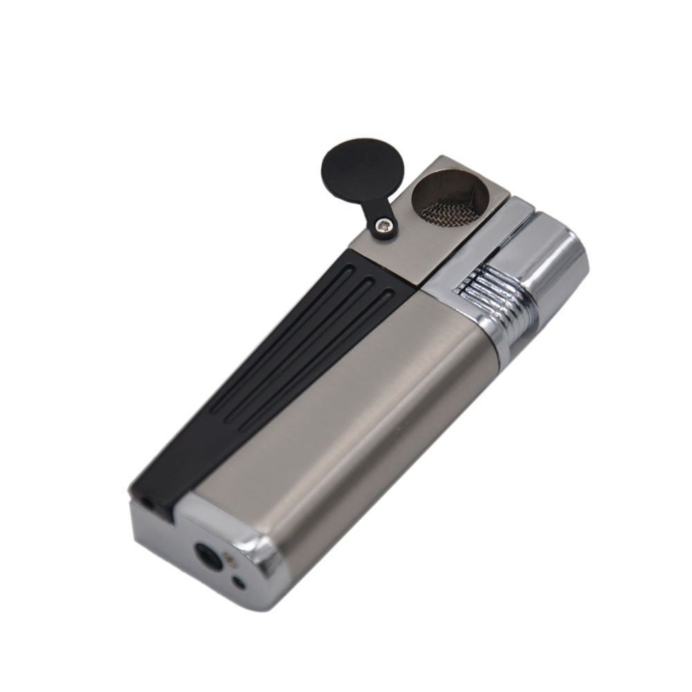 Hot-selling pipe machine creative lighter with pipe dual-purpose smoking accessories lighter set for cross-border use