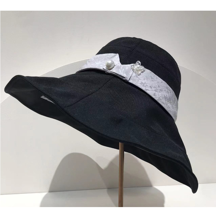 Fisherman Hat Large Brim To Cover The Face Of Female Spring And Summer Sun Protection Sunshade Sun Hat Sunscreen Day System All Wear Hats Korean Version Of The Tide details Picture