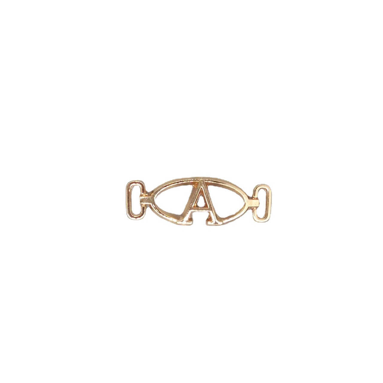 洞洞鞋配饰扣白底实物图