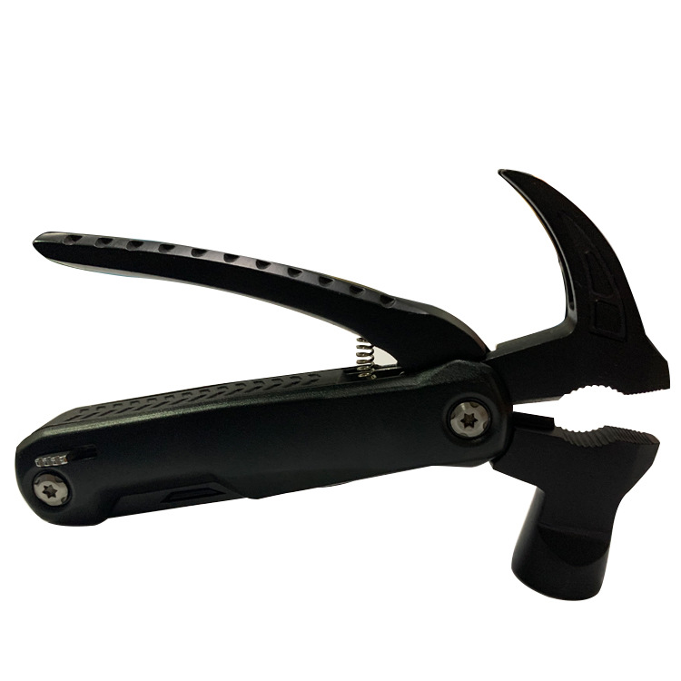 Multi-purpose claw hammer Gift hammer Stainless steel multi-purpose claw hammer Outdoor hammer pliers blackened small claw rescue hammer Item Picture
