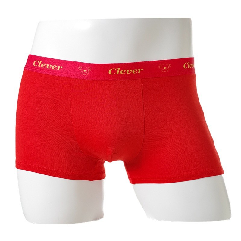 Men's underwear in stock: Men's briefs, breathable men's underpants, mid-waist, large-sized four-corner underwear for teenagers, men's autumn and winter Item Picture