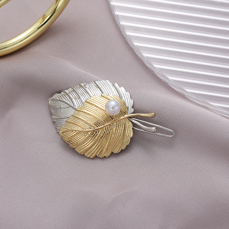 Korean Version Mori Hair Clip Female Summer Side Fringe Clip Net Red Hair Card Word Clip Elegant Temperament Headwear Wholesale Specification drawing
