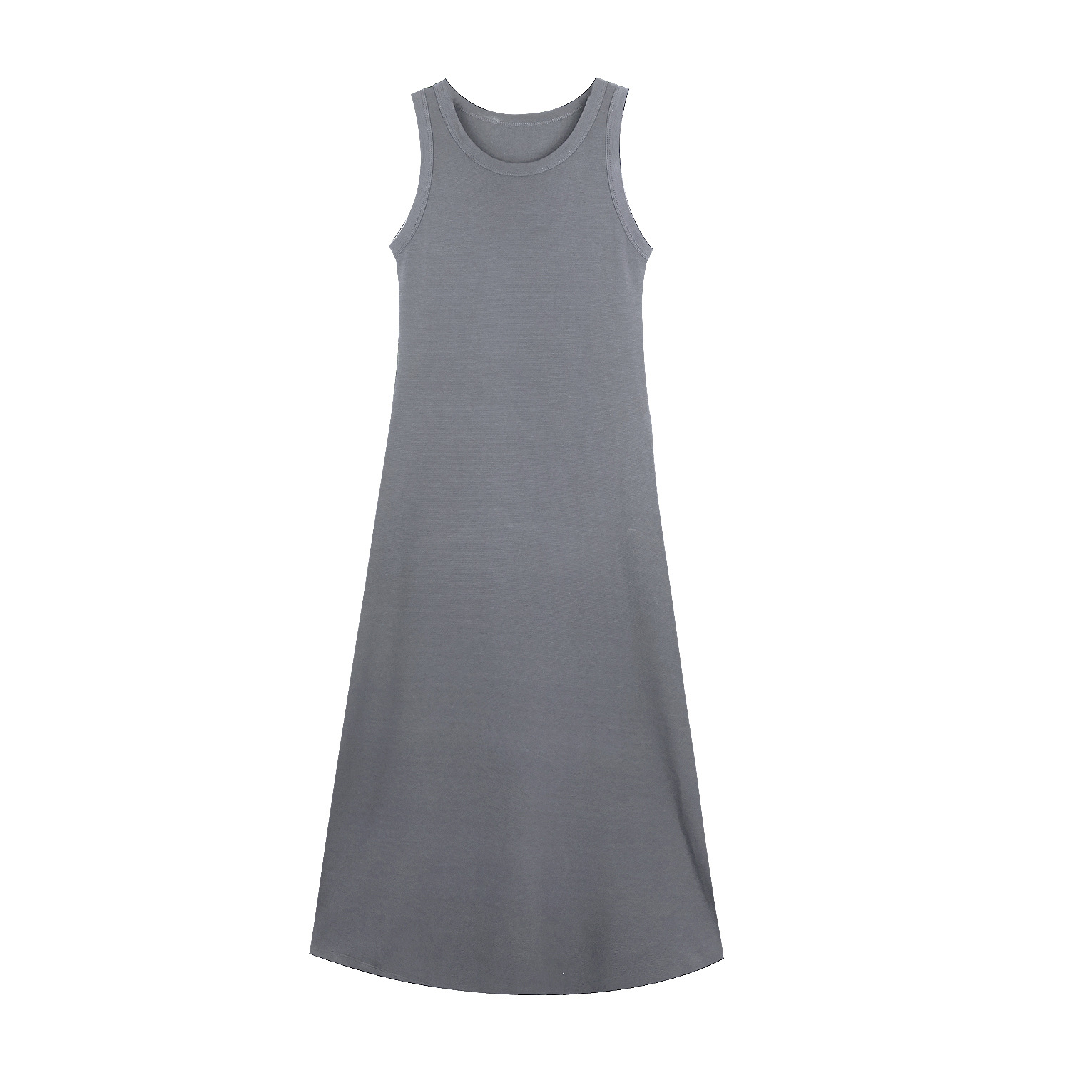Thirteen Rows Sunset 2024 Autumn New High-end Simple sleeveless dress Slimming Vest Dress 3012 Item Picture