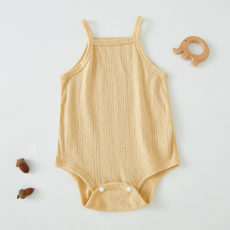 Newborn Baby Fanny Suit Onesie Class A Thin Summer Halter Vest Cotton Butt Suit Triangle Crawl Suit Application Scenario