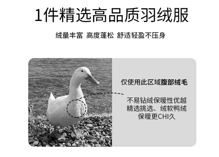 2025黑色胖MM新款大码200斤加厚连帽一手长貉子毛领羽绒服外套252详情7