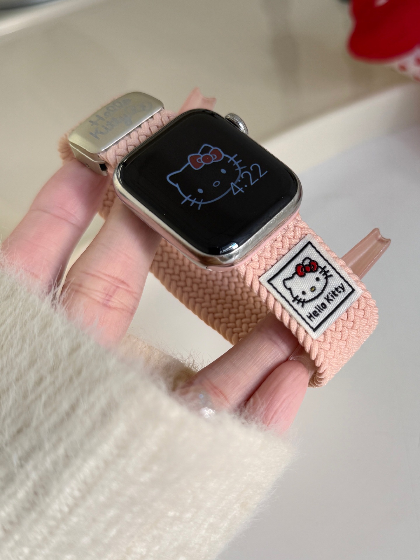 凯蒂尼龙磁吸扣编织表带适用苹果手表iwatch11代987654Ultra/SE详情21