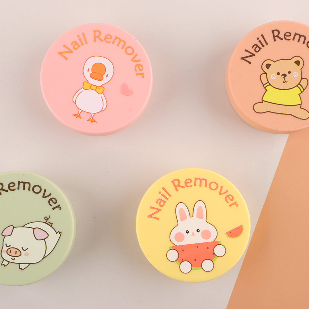 bk新款水果味卸甲巾48片油性滋润洗甲水卸甲棉片清洁棉整盒批发美容护肤彩妆美甲用品详情4