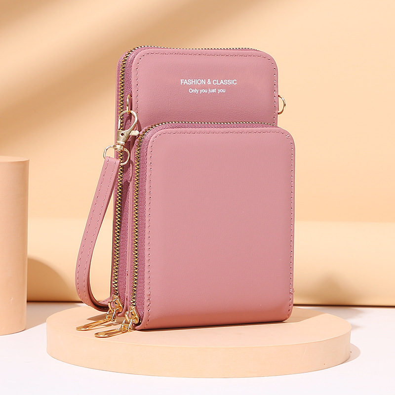 真皮女包实物图